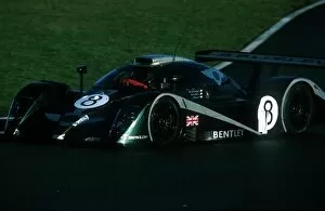 Images Dated 10th January 2002: Bentley Le Mans Car Testing. Silverstone, UK - 24 January 2001
