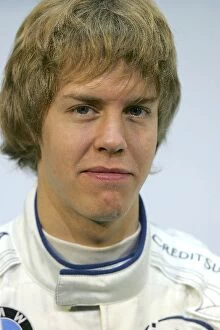 Images Dated 16th January 2007: BMW F1.07 Launch: Sebastien Vettel, BMW Sauber Test driver