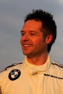Images Dated 16th January 2007: BMW Sauber F1.07 First Run: Andy Priaulx World Touring Car Champion