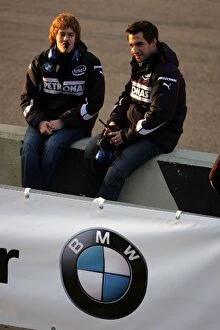Images Dated 16th January 2007: BMW Sauber F1.07 First Run: Sebastian Vettel BMW Sauber F1 Test Driver