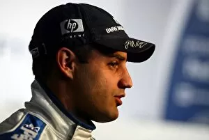 Images Dated 31st January 2003: BMW Williams F1 Launch: Juan Pablo Montoya, BMW Williams F1