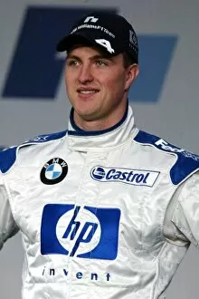 Images Dated 31st January 2003: BMW Williams F1 Launch: Ralf Schumacher, BMW Williams F1