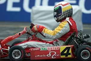 Images Dated 9th December 2002: Bologna Motorshow: Alex Zanardi took part in the Karting race