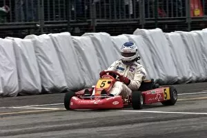 Images Dated 9th December 2002: Bologna Motorshow: Vincenzo Sospiri took part in the Karting race