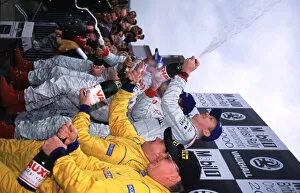 Images Dated 20th March 2000: BRC-Higgins, Wearden, Ipatti and co drivers - podium shot