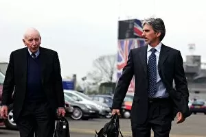 Images Dated 28th April 2006: BRDC Silverstone Meeting: John Surtees and Damon Hill