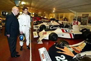 Donnington Gallery: British Formula Three Championship: Bruno Senna and Tom Wheatcroft Donington Park Owner at the Donington Grand Prix Collection