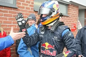 Images Dated 14th April 2009: British Formula Three Championship: Daniel Ricciardo Carlin Motorsport celebrates his win in Parc