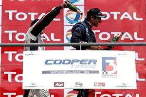 Images Dated 24th July 2009: British Formula Three Championship: Podium and results