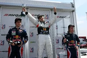 Images Dated 9th June 2008: British Formula Three Championship: Race 1 podium and results