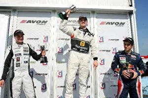 Images Dated 9th June 2008: British Formula Three Championship: Race 2 podium and results