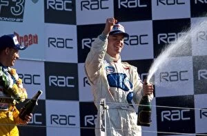 F3 Collection: British Formula Three Championship: Race winner Marc Hynes, Manor Motorsport, right