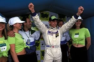 Images Dated 22nd July 2003: British Formula Three Championship: Race winner Nicolas Kiesa