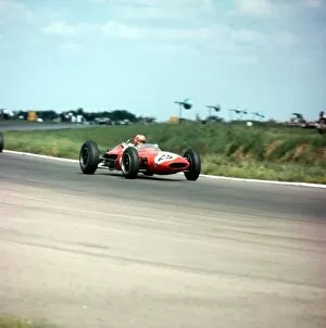 Images Dated 28th August 2022: British Grand Prix, Silverstone, England 1963 Jo Siffert, Lotus 24-BRM (retired)