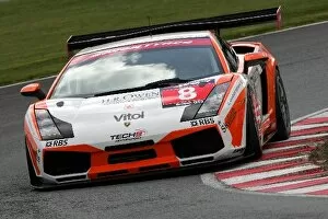 Images Dated 23rd March 2008: British GT Championship: Oliver Morley / Tom Ferrier Tech 9 Lamorghini Gallardo