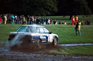 Images Dated 8th October 2002: British Rally Championship: Colin McRae with co-driver Derek Ringer Subaru Legacy won the rally