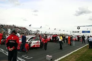 Donnington Gallery: British Touring Car Championship: The grid for race 2