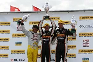 Images Dated 17th July 2005: British Touring Car Championship: Round 15 podium: Jason Plato SEAT Sport UK