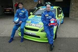 Images Dated 29th March 2005: British Touring Car Media Day: Ian Curley and Richard Williams HPI Racing Lexus
