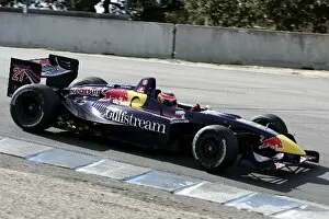 Images Dated 11th March 2007: Champ Car World Series Spring Testing: Neel Jani, PKV Racing Panoz DP01, enters the Cork Screw