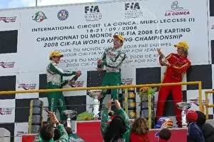 Cik Fia World Karting Champs Gallery: CIK-FIA World Cup for KF2: Podium and results