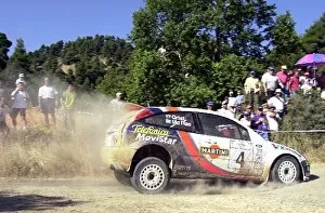 Images Dated 17th June 2001: Colin McRae (GBR) on stage 15 World Rally Championship, Acropolis Rally, 14-17 June 2001