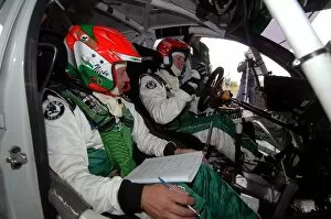Images Dated 8th September 2005: Colin McRae Tests for Skoda: L-R: Colin McRae and co-driver Nicky Grist test a Skoda Fabia WRC