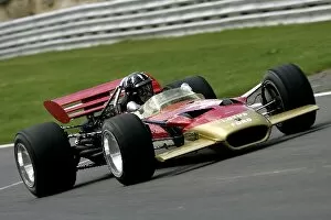 Images Dated 25th May 2004: CSMA Classic Festival: Damon Hill in his fathers, Lotus 49B