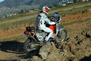 Images Dated 8th January 2004: Dakar Rally: Tanaka KTM 660: Dakar Rally, Stage 3, Castell n to Tanger, 3 January 2004