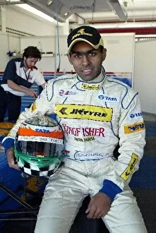 Images Dated 18th October 2004: Dallara Nissan World Series: Karun Chandhok RC Motorsport