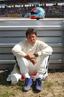 Images Dated 16th August 2003: A disappointed Daniel La Rosa (GER), MB Racing Performance, Dallara-Opel