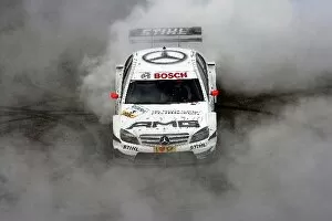 Images Dated 25th October 2009: DTM: 3rd Paul Di Resta AMG Mercedes C-Klasse does donuts