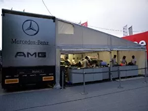 Transporter Collection: DTM: AMG Mercedes Team HWA service centre