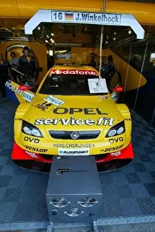 Images Dated 19th September 2003: DTM: The car of Joachim Winkelhock, OPC Euroteam, Opel Astra V8 Coup