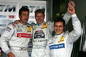 Pole Position Gallery: DTM Championship 2005, Rd 7, N├╝rburgring: L-R: Bernd Schneider, Vodafone AMG-Mercedes