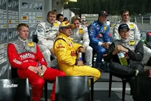 Images Dated 6th September 2003: DTM drivers that already completed their laps in the Top 10 Qualifying