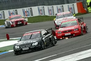 Images Dated 5th October 2003: DTM: Jean Alesi, AMG-Mercedes, Mercedes-Benz CLK-DTM, in front of Peter Dumbreck