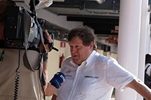 Images Dated 23rd September 2007: DTM: Norbert Haug Mercedes Motorsport Chief is interviewed