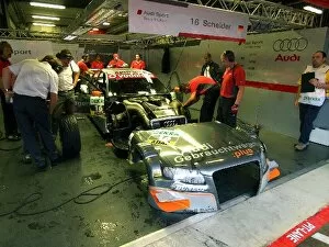 Images Dated 23rd September 2006: DTM: Pit garage of Timo Scheider Audi Sport Team Rosberg Gebrauchtwagen Plus Audi A4 05