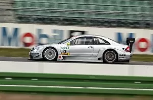 Images Dated 8th April 2003: DTM Testing: Bernd Schneider, Team Vodafone AMG-Mercedes, Mercedes-Benz CLK-DTM
