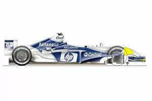 Whole Car Gallery: DUPLICATE: Williams FW26 Walrus nose: MOTORSPORT IMAGES: DUPLICATE: Williams FW26 Walrus nose