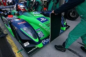 Images Dated 23rd July 2003: Eric Helary (FRA) Pescarolo Sport Courage C60 Peugeot Evo makes a pit stop