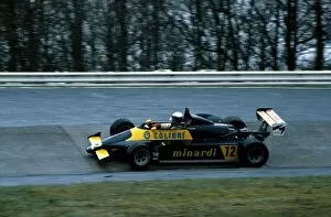 1982 Collection: European Formula Two Championship: Alessandro Nannini, Minardi FLY281B-BMW, finished eighth