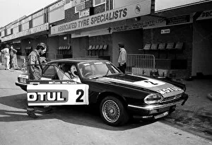 1982 Collection: European Touring Car Championship Testing: Tom Walkinshaw / Chuck Nicholson Jaguar XJS