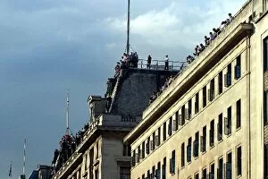 Images Dated 6th July 2004: F1 Regent Street Parade: Fans watch the parade