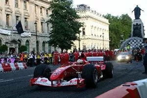 Images Dated 6th July 2004: F1 Regent Street Parade: Luca badoer Ferrari