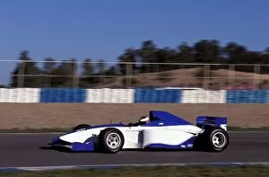 F3000 Collection: F3000 International Championship Testing: Formula 3000 International Championship testing, Jerez