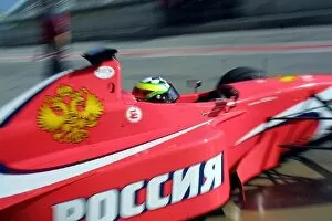 Images Dated 2nd November 2001: F3000 Testing: Tomas Scheckter Team Arden