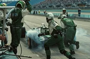 Images Dated 27th February 2001: Fedex Champ Car Championship: Paul Tracy, Team Green Honda, 3rd place