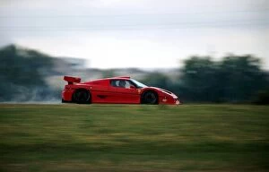 Images Dated 15th October 2004: Ferrari F50 GT Testing: The stillborn Ferrari F50 GT is tested at Ferraris test track of Fiorano